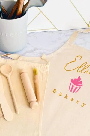 Molly's Boutique Gifts Personalised Kids Baker Apron