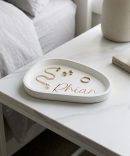 Personalised Round Triangle Trinket Dish