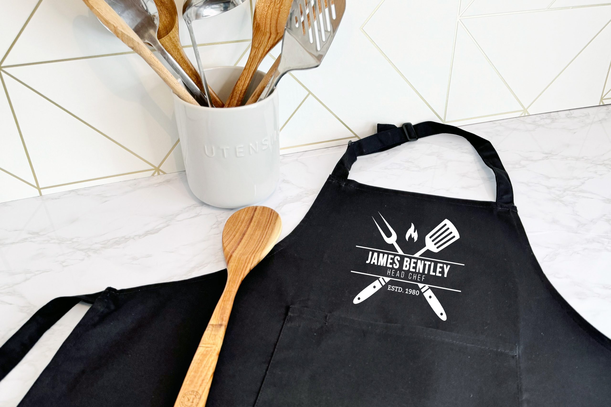 Molly's Boutique Personalised Head Chef Apron
