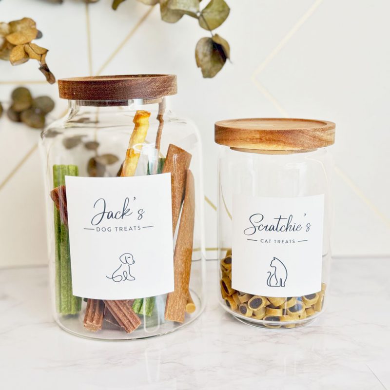 Molly's Boutique Personalised Pet Treat Jars