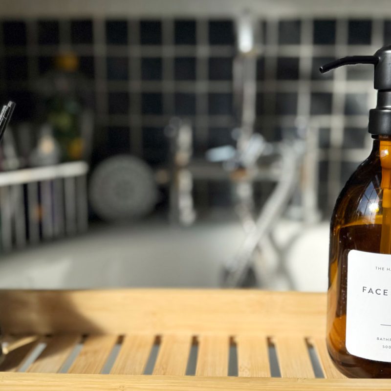 Molly's Boutique Personalised Face Wash Glass Bottle