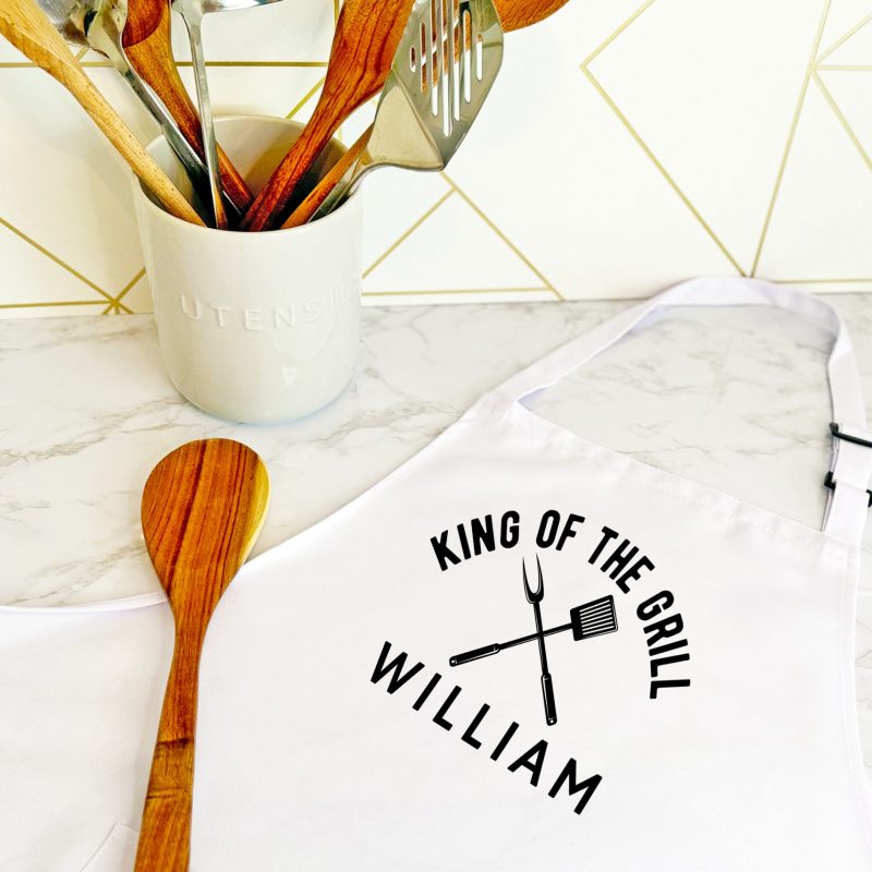 Molly's Boutique Personalised King of the Grill Apron
