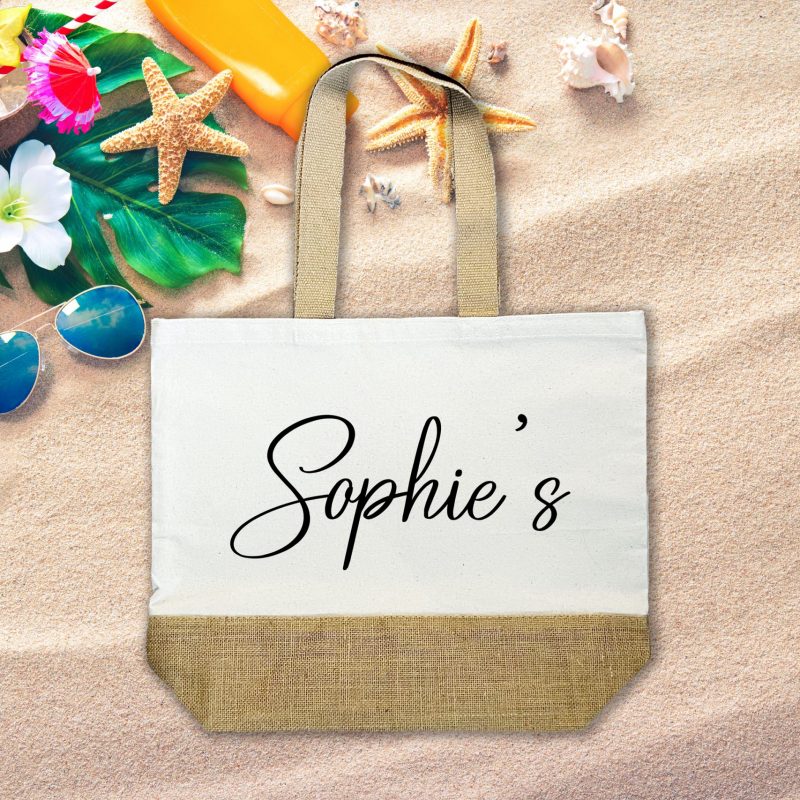 Personalised Cotton Jute Bag