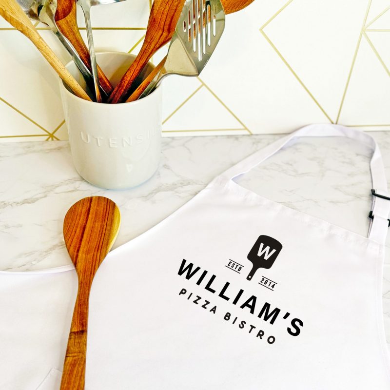 Molly's Boutique Personalised Pizza Bistro Apron