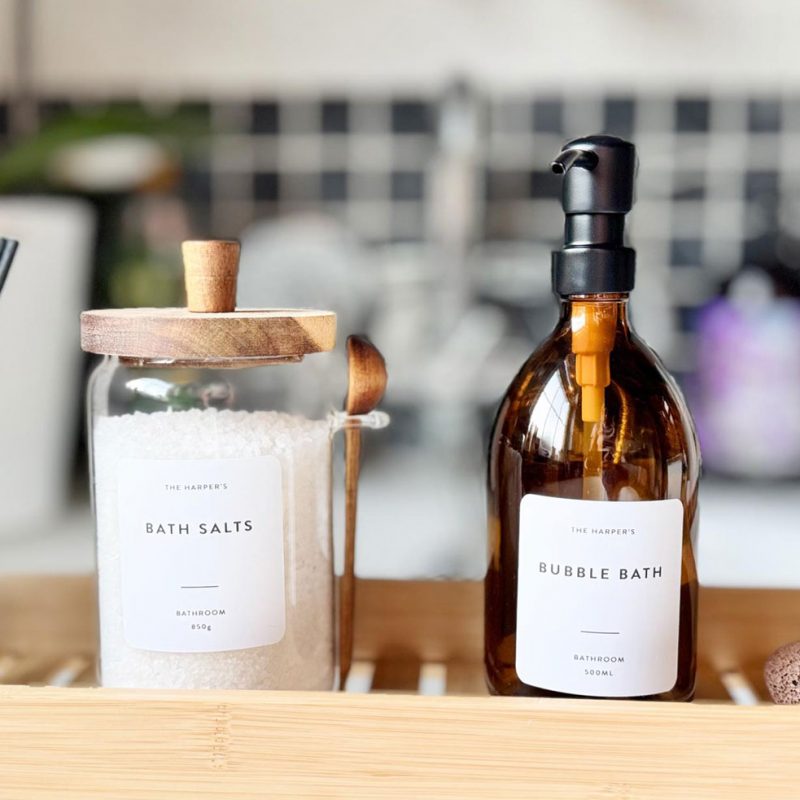 Molly's Boutique Personalised Bubble Bath and Bath Salts Set