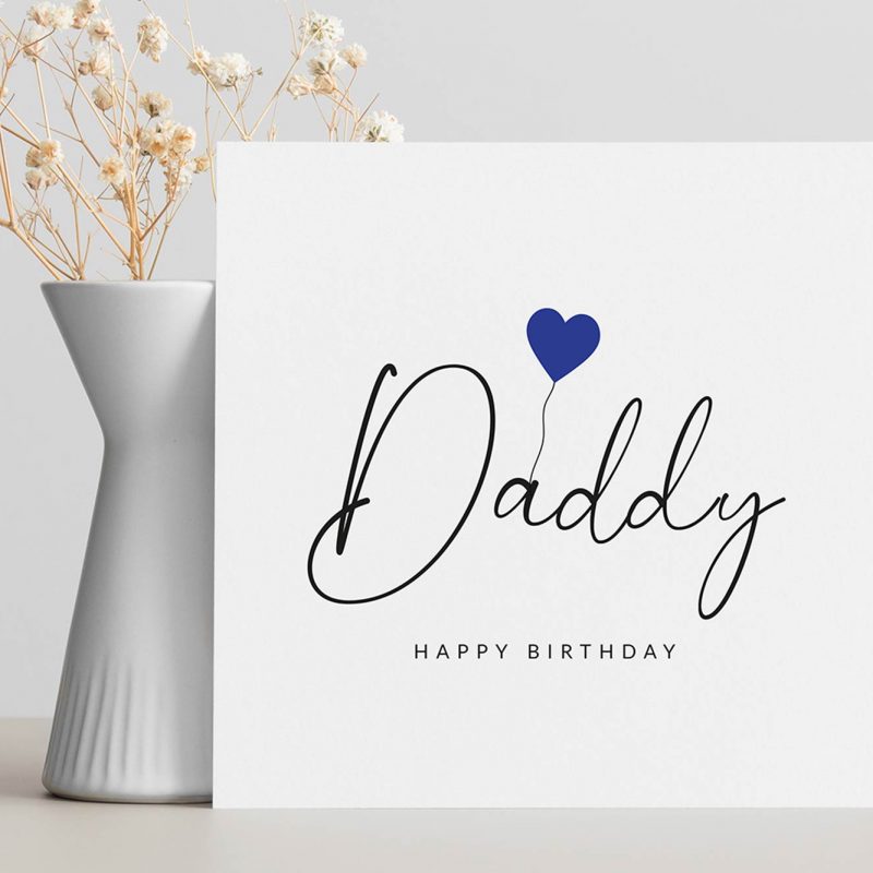 Molly's Boutique Personalised Dad Birthday Card