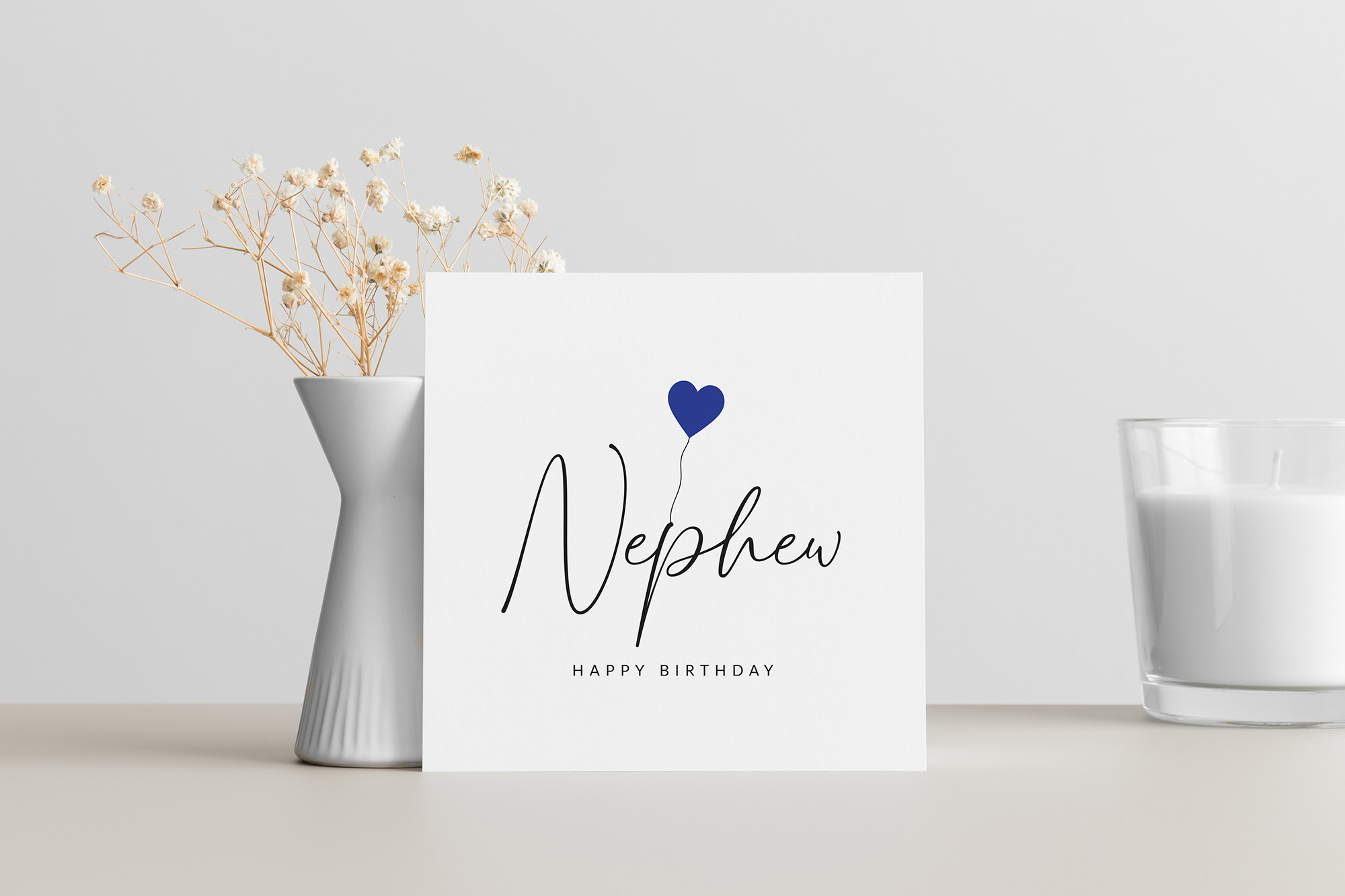 Molly's Boutique Personalised Nephew Birthday Card