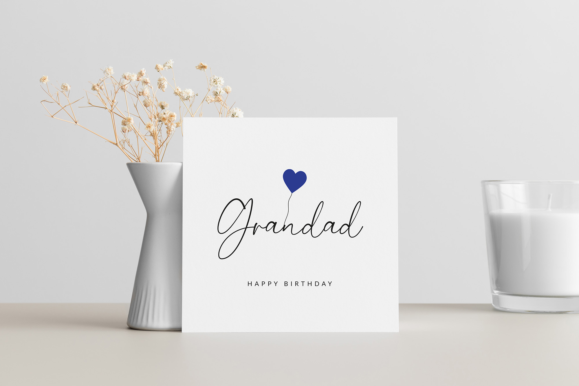 Molly's Boutique Personalised Grandad Birthday Card