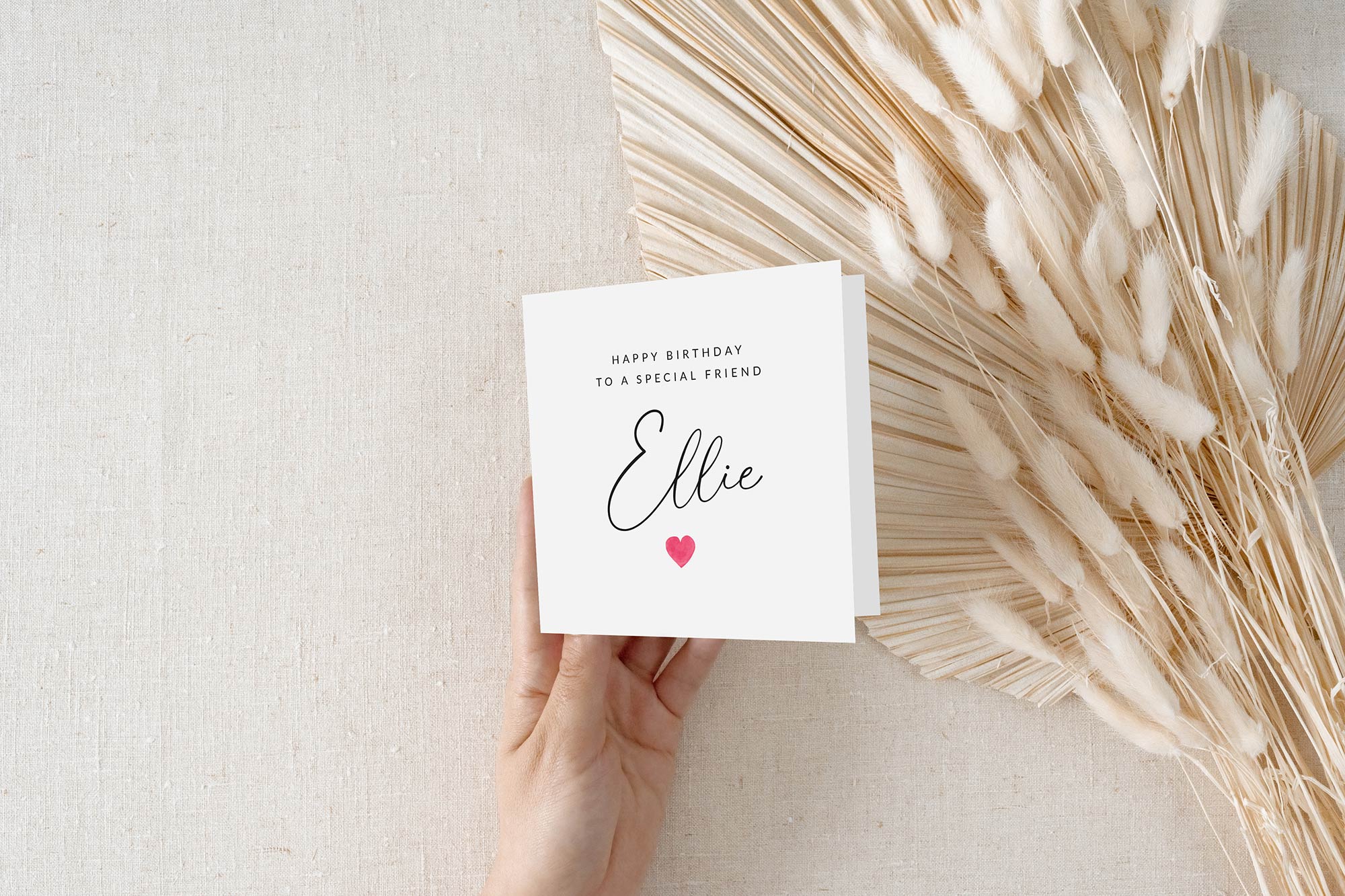 Molly's Boutique Personalised 'Friend' Birthday Card