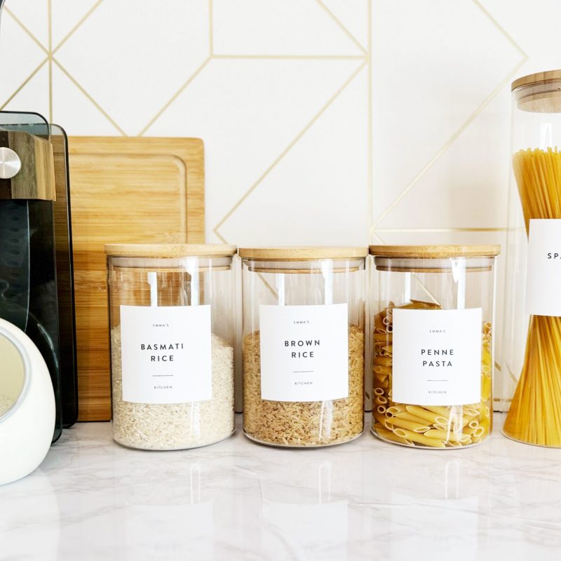 Molly's Boutique Personalised Glass Kitchen Storage Jars
