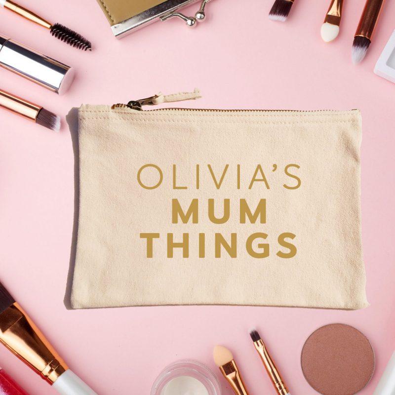 Molly's Boutique Personalised Mum Things Make-up Pouch