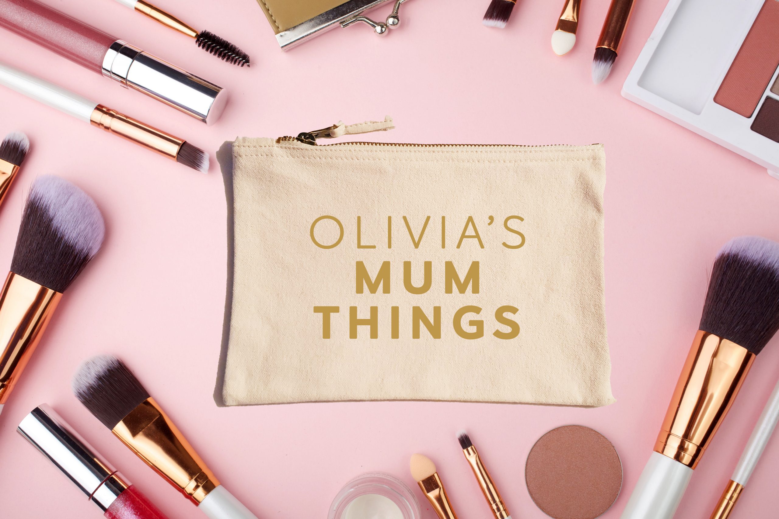 Mollys Boutique Personalised Mum Things Make up Pouch