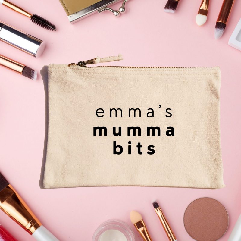 Molly's Boutique Personalised Mum Bits Make-up/Accessories Pouch