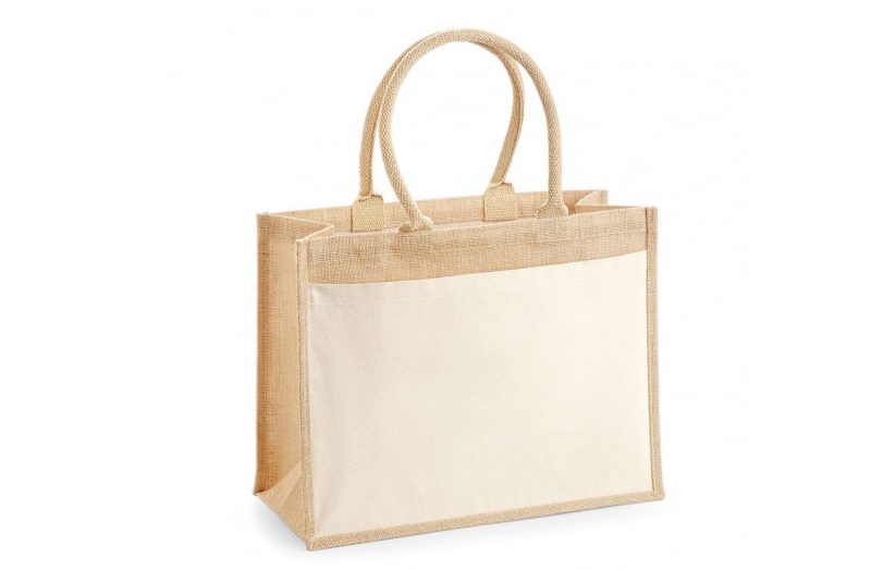 Mollys Boutique Personalised Jute Shopper Bag