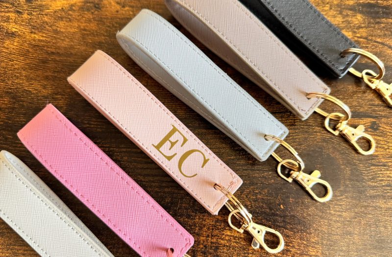 Mollys Boutique Personalised Boutique Wristlet Keychain