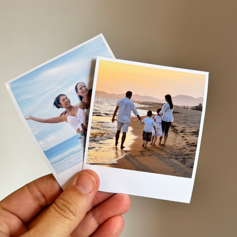 Molly's Boutique Personalised Polaroid Effect Photo Magnets
