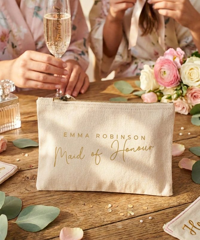 Molly's Boutique Personalised Hen-Party/Bridal Make-up Pouch