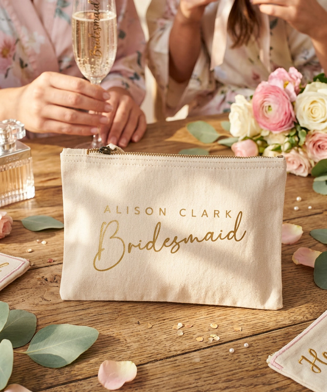 Molly's Boutique Personalised Hen-Party/Bridal Make-up Pouch