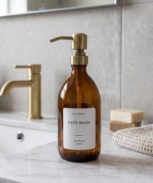 Molly's Boutique Personalised Glass Face Wash Bottle