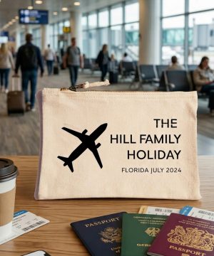 Molly's Boutique Personalised Family Travel Pouch