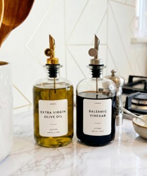 Molly's Boutique Personalised Oil/Vinegar Bottles