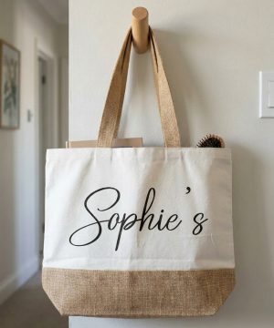 Molly's Boutique Personalised Jute Bag