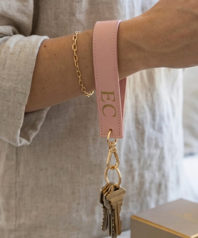 Molly's Boutique Personalised Boutique Wristlet Keychain