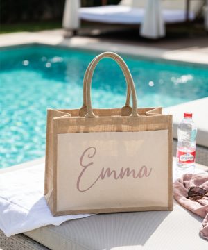 Molly's Boutique Personalised Cotton Jute Bag