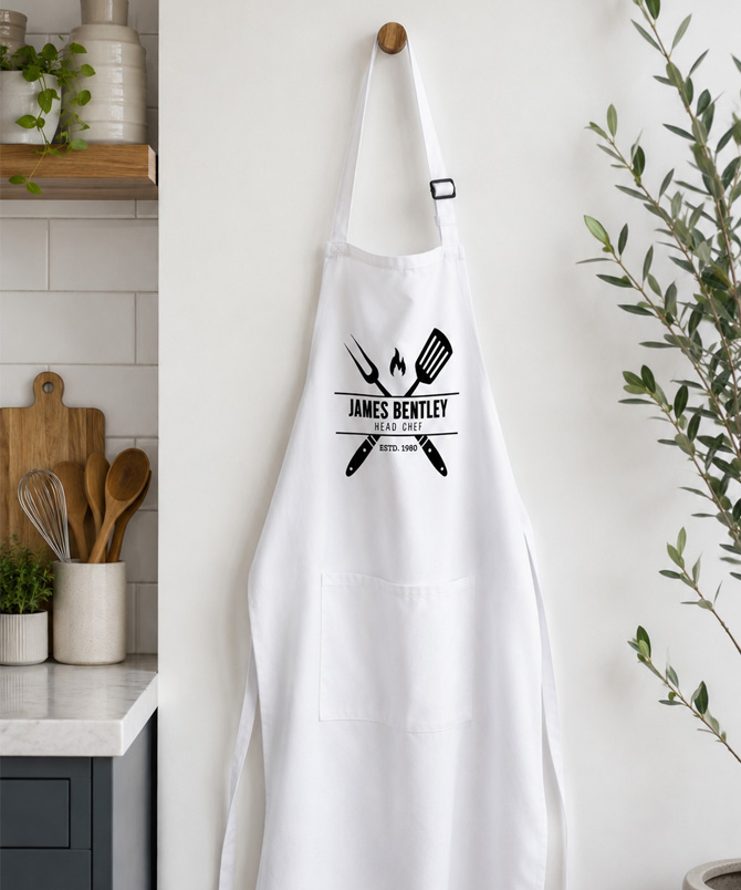 Molly's Boutique Personalised Head Chef Apron