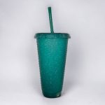 Personalised Reusable Cold Cup - Green Sparkle