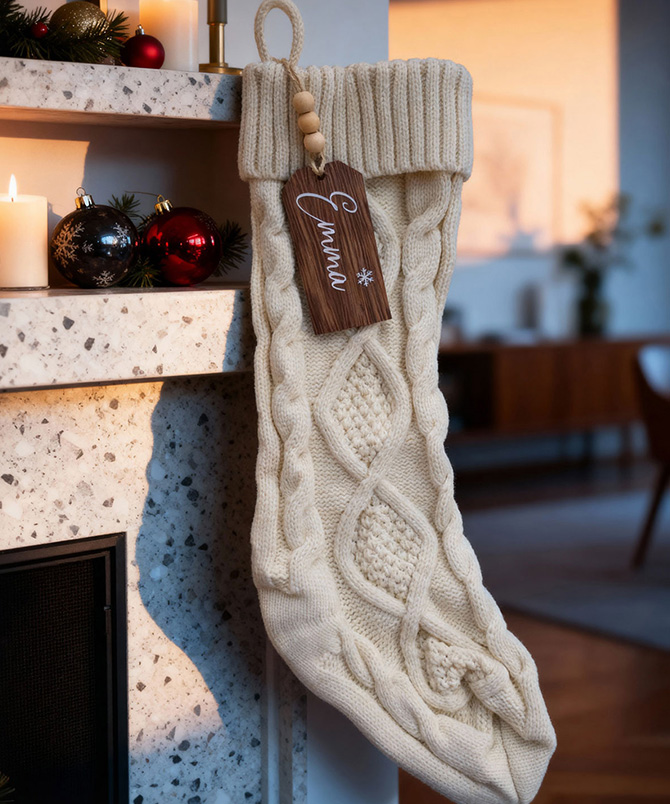 Molly's Boutique Personalised Christmas Stocking