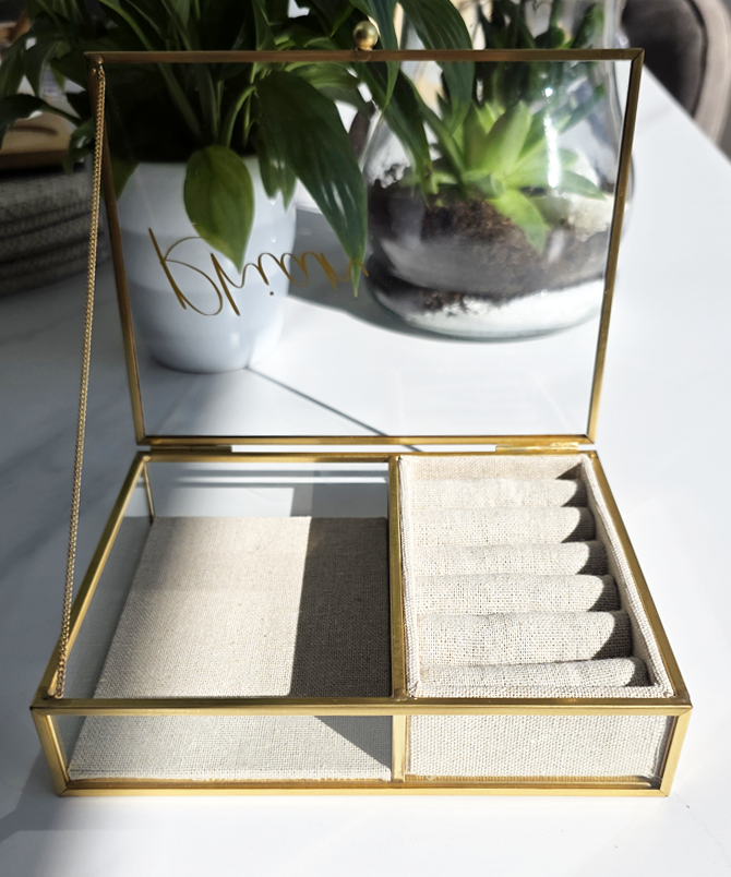 Personalised Glass Jewellery Box - Image 4