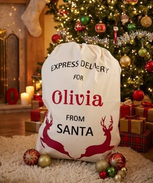 Molly's Boutique Personalised Reindeer Sack